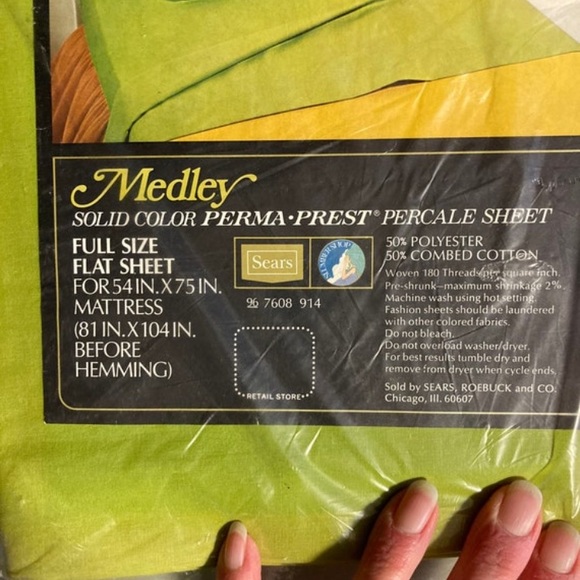 Vintage Sears Sheet Set - Picture 4 of 4